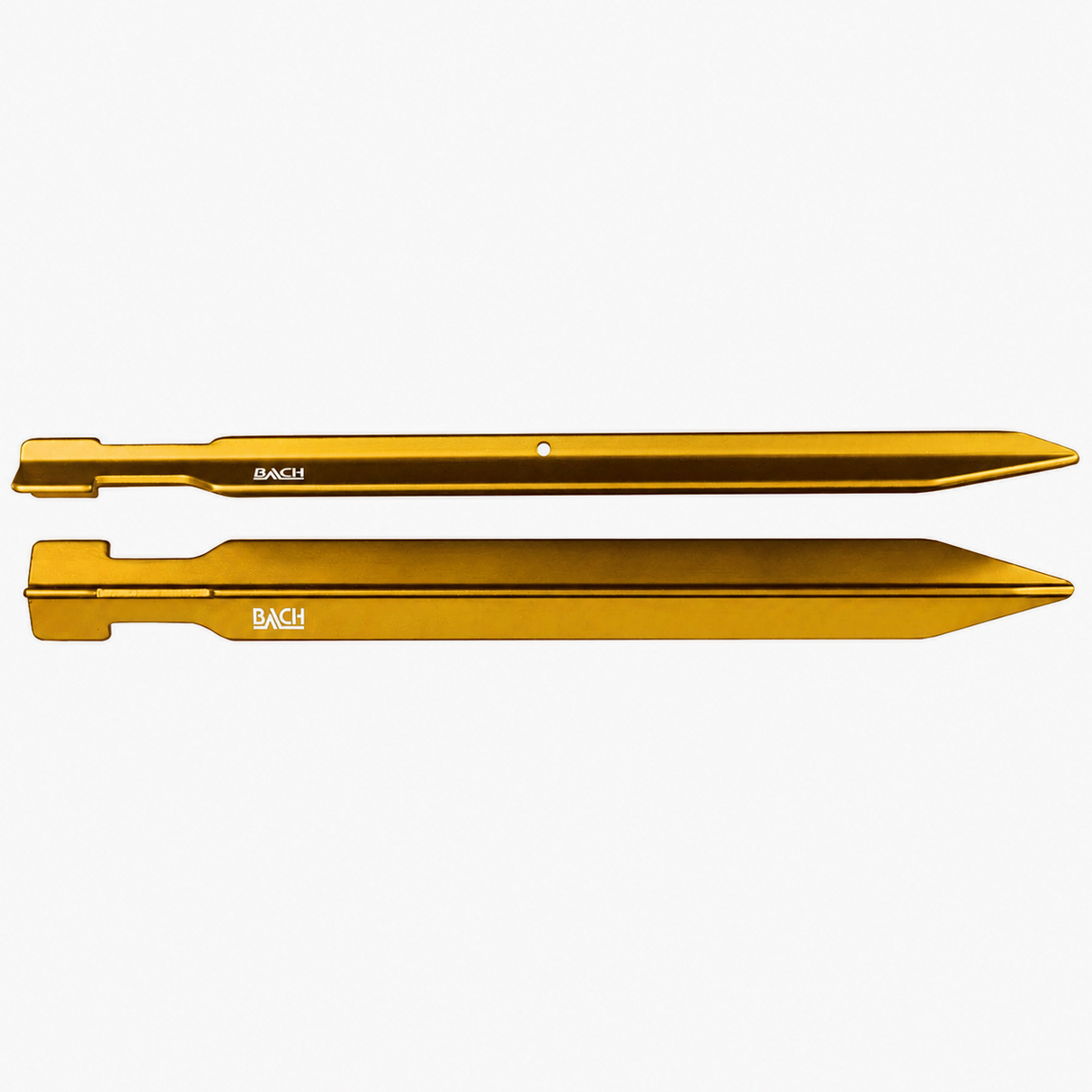 Bach Y24 Aluminium Tent Pegs 24cm Yellow Sunrise – Choose Quantity