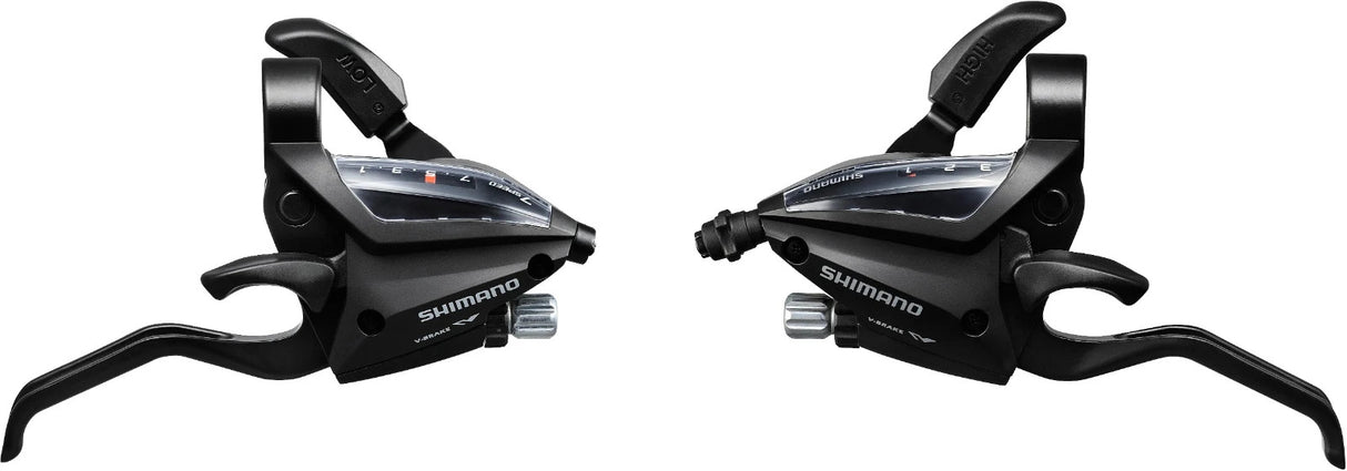 Shimano Altus ST-EF500 7 x 3 Speed Ezi Fire Shifter + Lever Set With Gear Cables