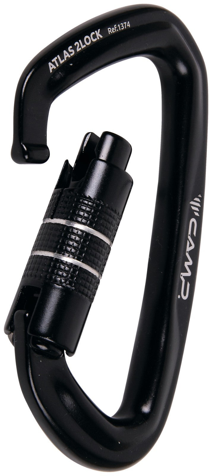 Camp Atlas 2Lock Climbing Carabiner - Black