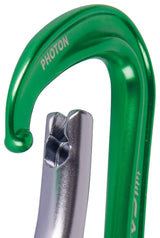 Camp Photon 2468 Bent Gate Rock Climbing Lightweight 36g Carabiner - Green