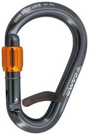 Camp Core Belay Lock Climbing Carabiner - Gunmetal
