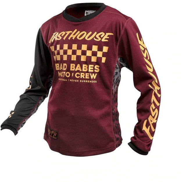 Fasthouse Girls Grindhouse Golden Crew Long Sleeve Motocross / BMX / Race Jersey