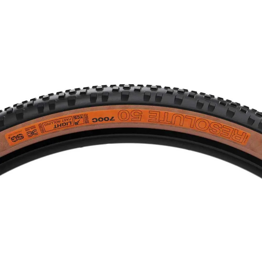 WTB Resolute 700 x 50c TCS Light Fast Rolling SG2 Gravel Bike Tyre - Tan