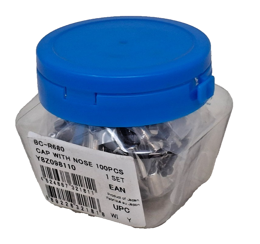 100 Shimano Brass Sealed Cap With Tongue For BB-R680 5mm Outer Casing Y8Z098110