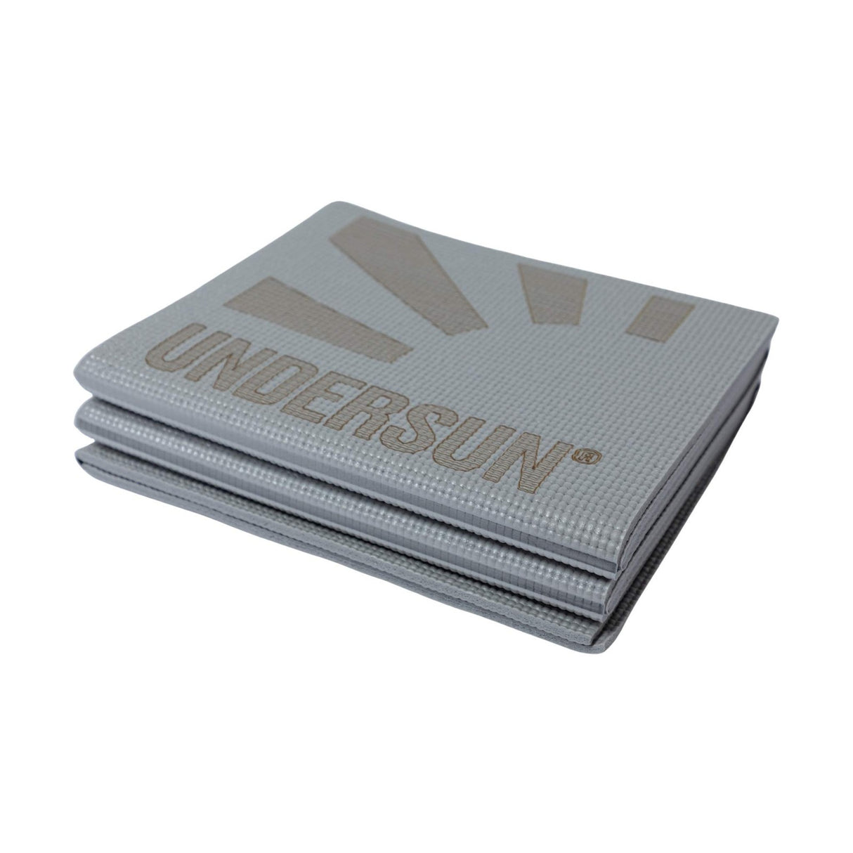 Undersun Portable Folding Exercise Mat 6mm 6ft x 2ft Non-Slip Yoga Gym Grey