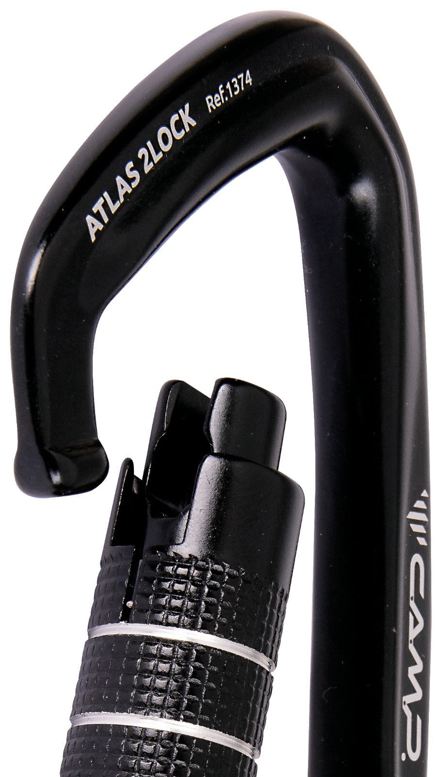 Camp Atlas 2Lock Climbing Carabiner - Black