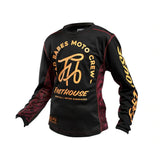 Fasthouse Girl's Grindhouse Golden Script Long Sleeve Motocross / Race Jersey