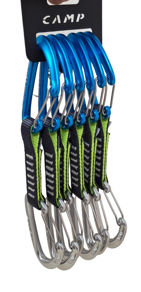 Camp Orbit Wire Express (Pack of 6) Climbing Quickdraw - Choose Colour / Size