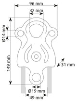 Camp 2159 Naiad Pro Climbing / Lifting Pulley - Silver