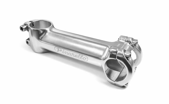 Pinarello Alloy Stem 120mm Polished Silver – 25.4mm Clamp - OEM New Old Stock