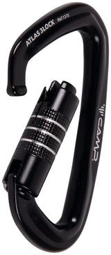 Camp Atlas 3Lock Climbing Carabiner - Black