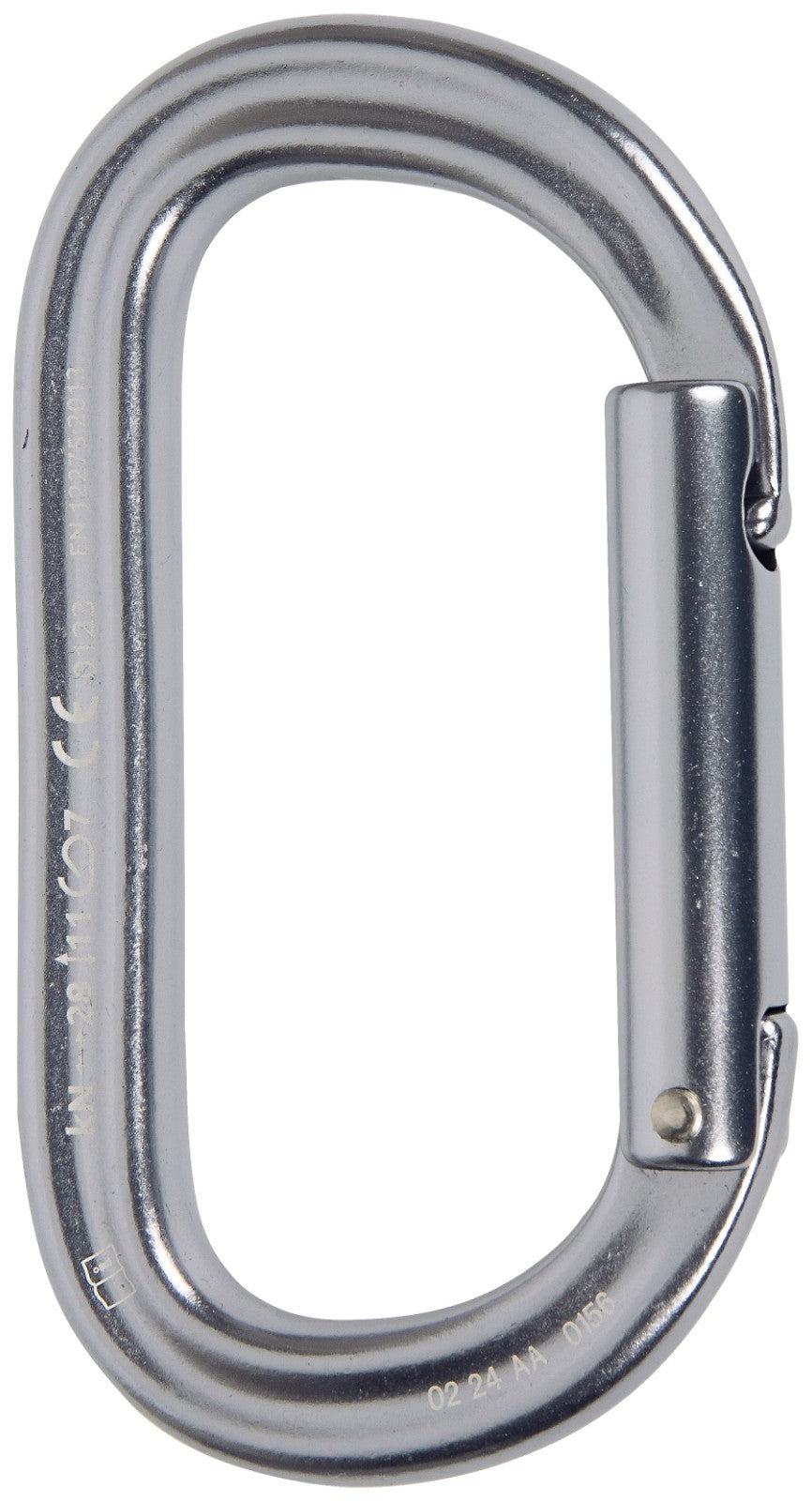Camp Oval XL Rock Climbing / Caving Carabiner - Polished Aluminum
