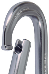 Camp Oval XL Rock Climbing / Caving Carabiner - Polished Aluminum