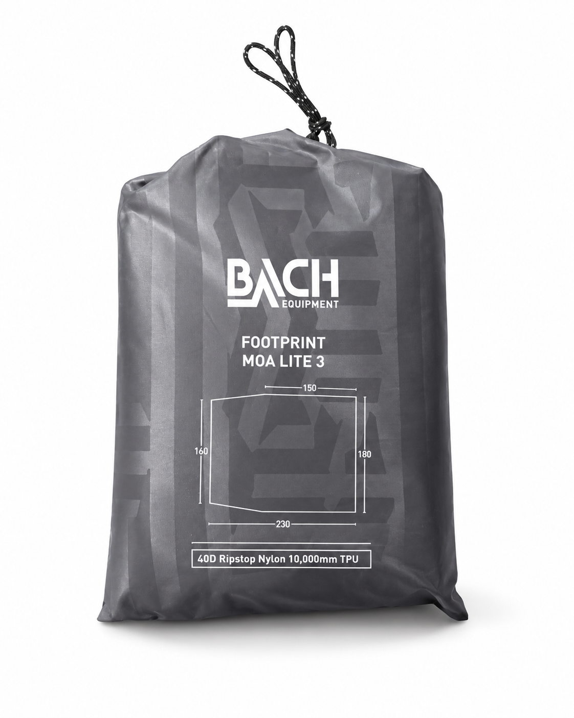 Bach Moa 3 Lite Footprint Tent Floor Protector 40D Ripstop Nylon Lightweight
