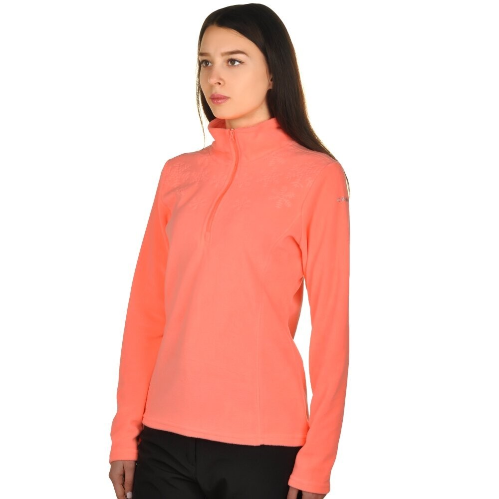 ICEPEAK Noreen Womens Half Zip Winter Fleece Pullover Ski Snowboard Mid Layer