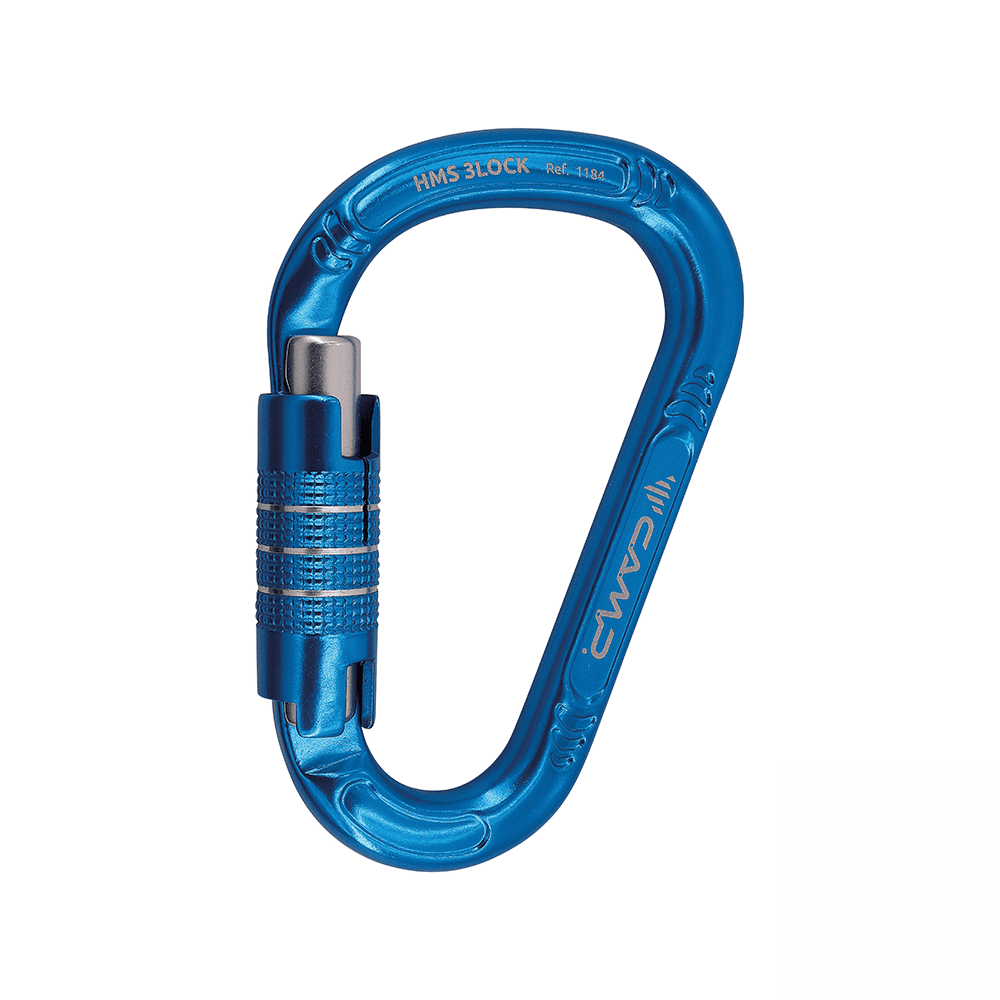 Camp HMS 3Lock Climbing Carabiner - Blue