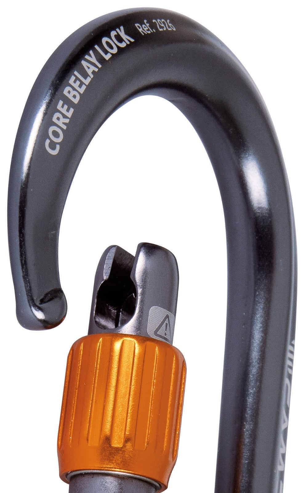 Camp Core Belay Lock Climbing Carabiner - Gunmetal