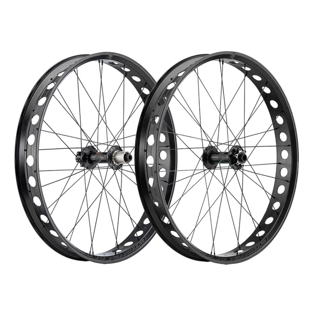 Gipiemme Fat Magnus 80 26” Fat Bike Wheelset 80mm Rim Disc Thru Axle HG Freehub