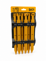Bach Y24 Aluminium Tent Pegs 24cm Yellow Sunrise – Choose Quantity