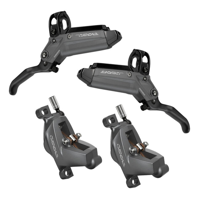 SRAM Code Bronze Stealth Disc Brake Set - Polar - Front & Rear Hydraulic Brakes