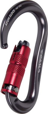 Camp Atom 2Lock Climbing Carabiner - Gunmetal