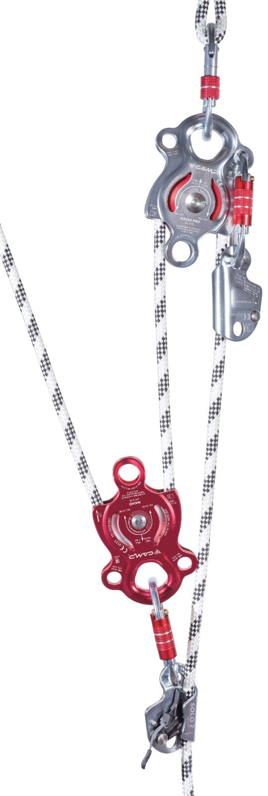 Camp 2159 Naiad Pro Climbing / Lifting Pulley - Silver