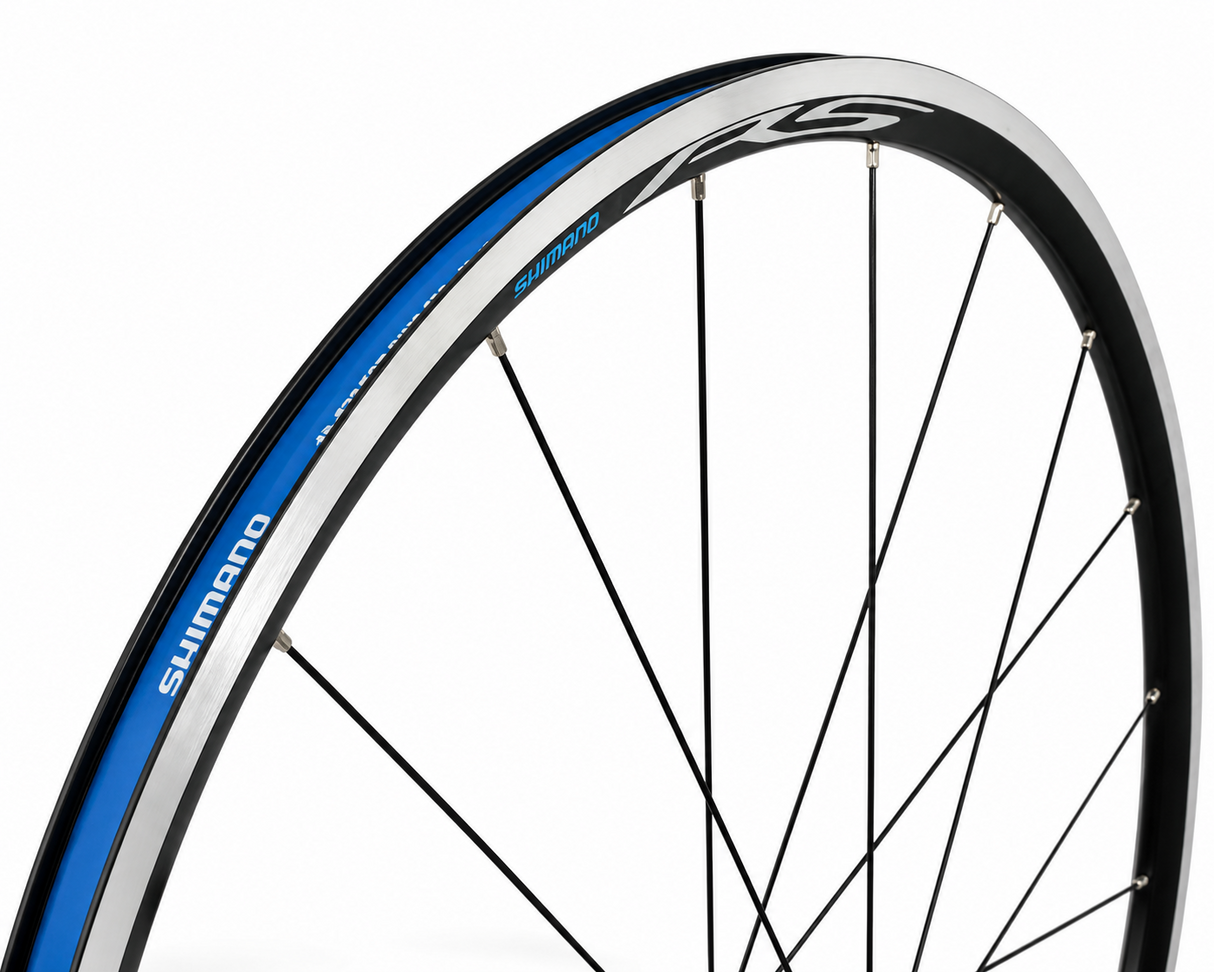 Shimano RS100 700c Clincher Quick Release Rim Brake Wheelset – 9/10/11 Speed
