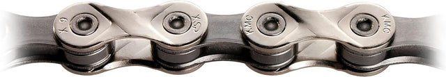 KMC X9 9 Speed Chain - 104 Link - Silver / Grey - Sportandleisure.com