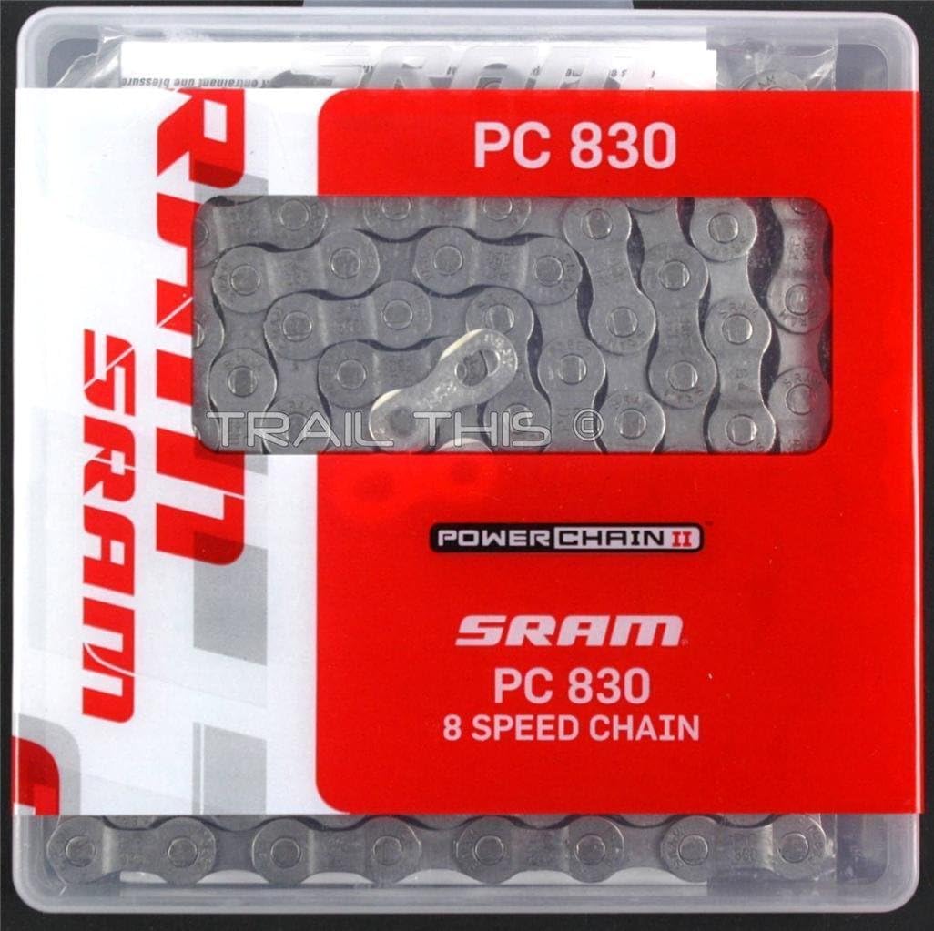 SRAM 8 Speed Cassette & Chain Bundle - PG-820 11-30T / PC-830 - Sportandleisure.com