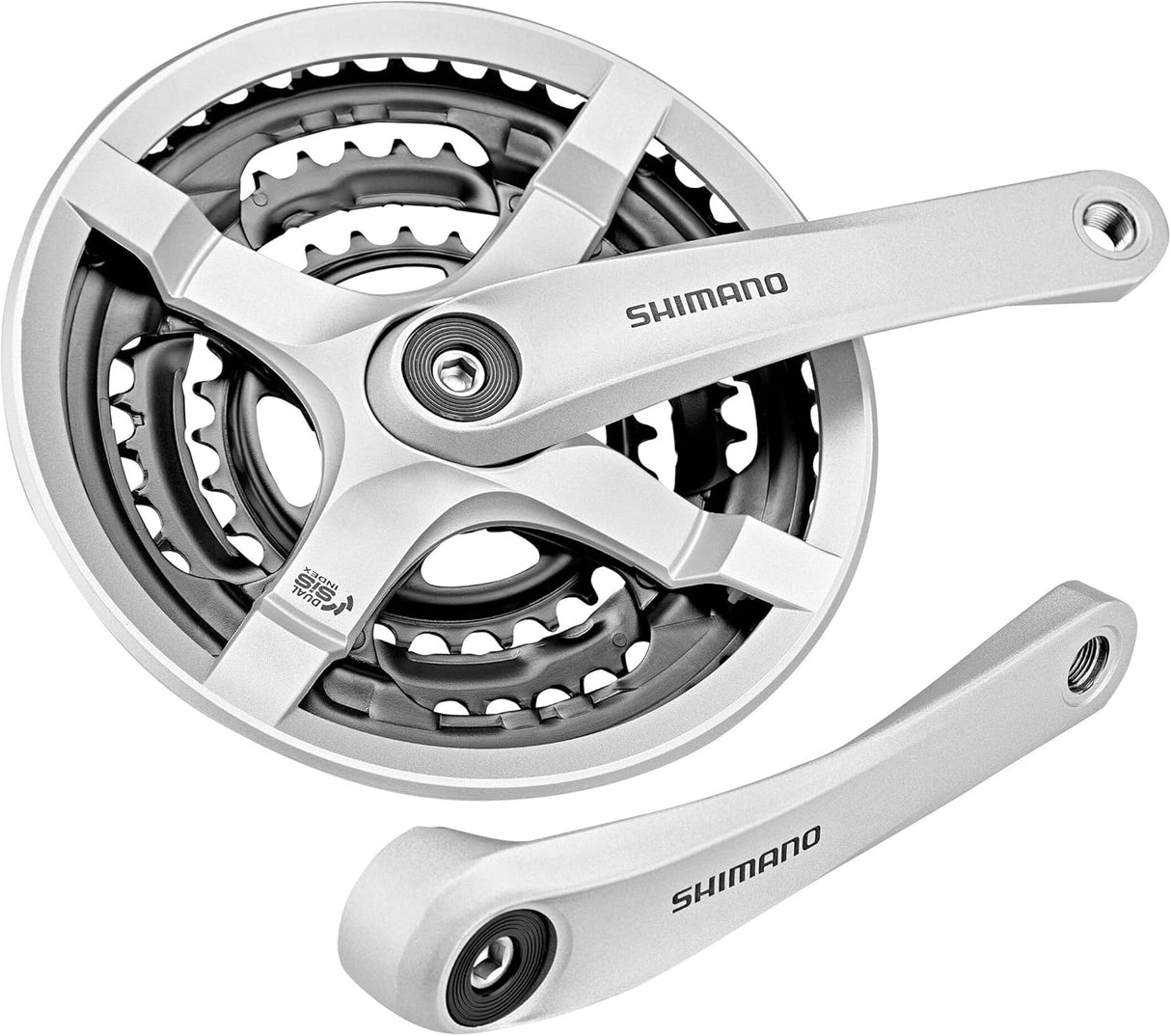 Shimano Tourney FC-TY501 Triple Chainset - 48/38/28T - Sportandleisure.com