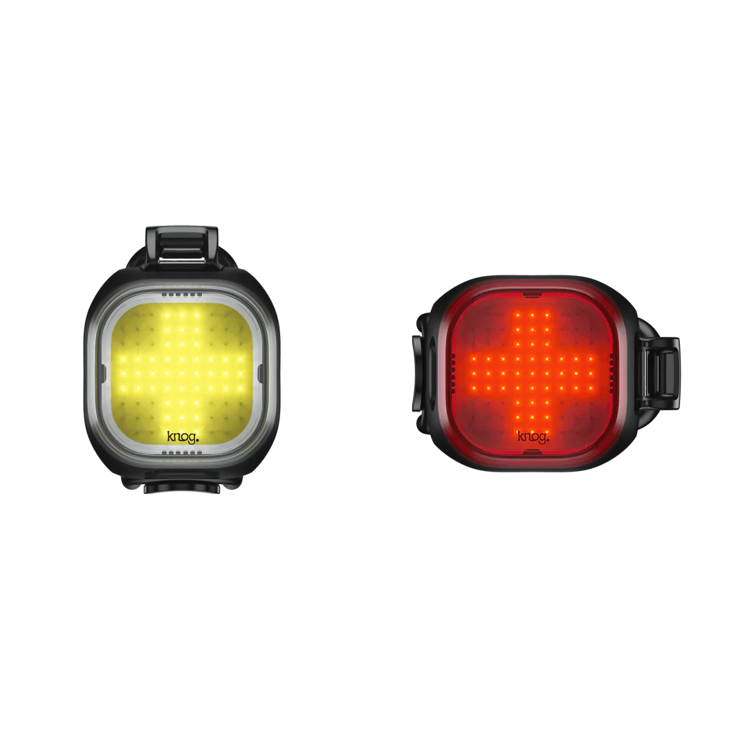Knog Blinder Mini Bike Light Twinpack - 50 + 30 Lumens