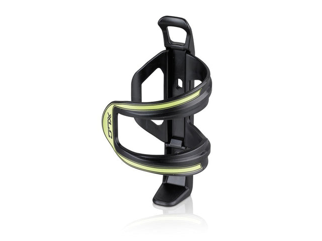 XLC Side Entry Water Bottle Cage - Black / Green - Sportandleisure.com