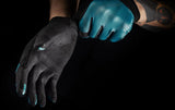 Bluegrass React MTB Cycling Gloves - XS - Black / Blue - Sportandleisure.com