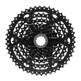 microSHIFT Advent H-Series 9 Speed Cassette 11-46T - Black - Sport & Leisure