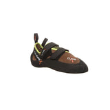 ClimbX Rave Rental Climbing Shoes - Dark Brown/Yellow