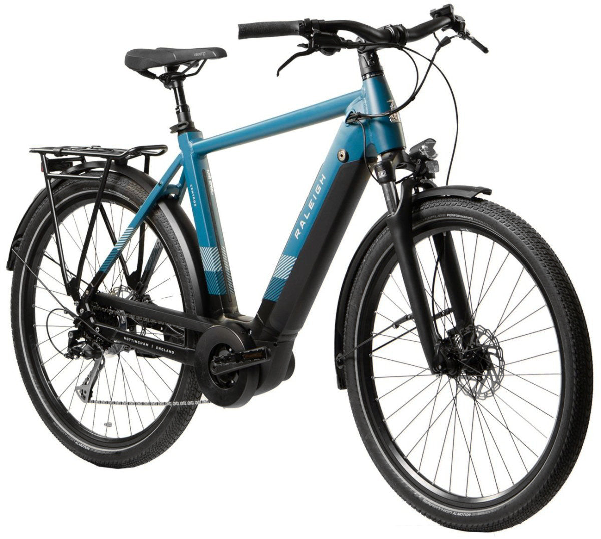 Raleigh Centros CB 625w Electric Hybrid Bike - Shimano Alivio - Sport & Leisure