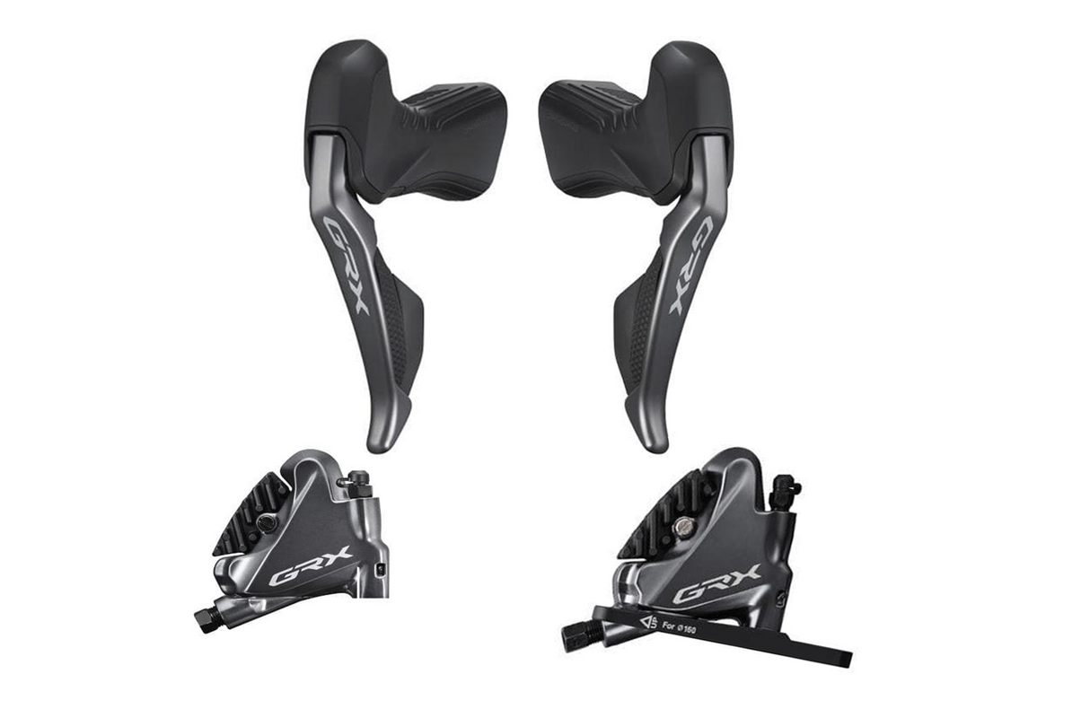 Shimano GRX ST-RX815 Di2 11 Speed Hydraulic Shifter Set - BR-RX810 - Sportandleisure.com