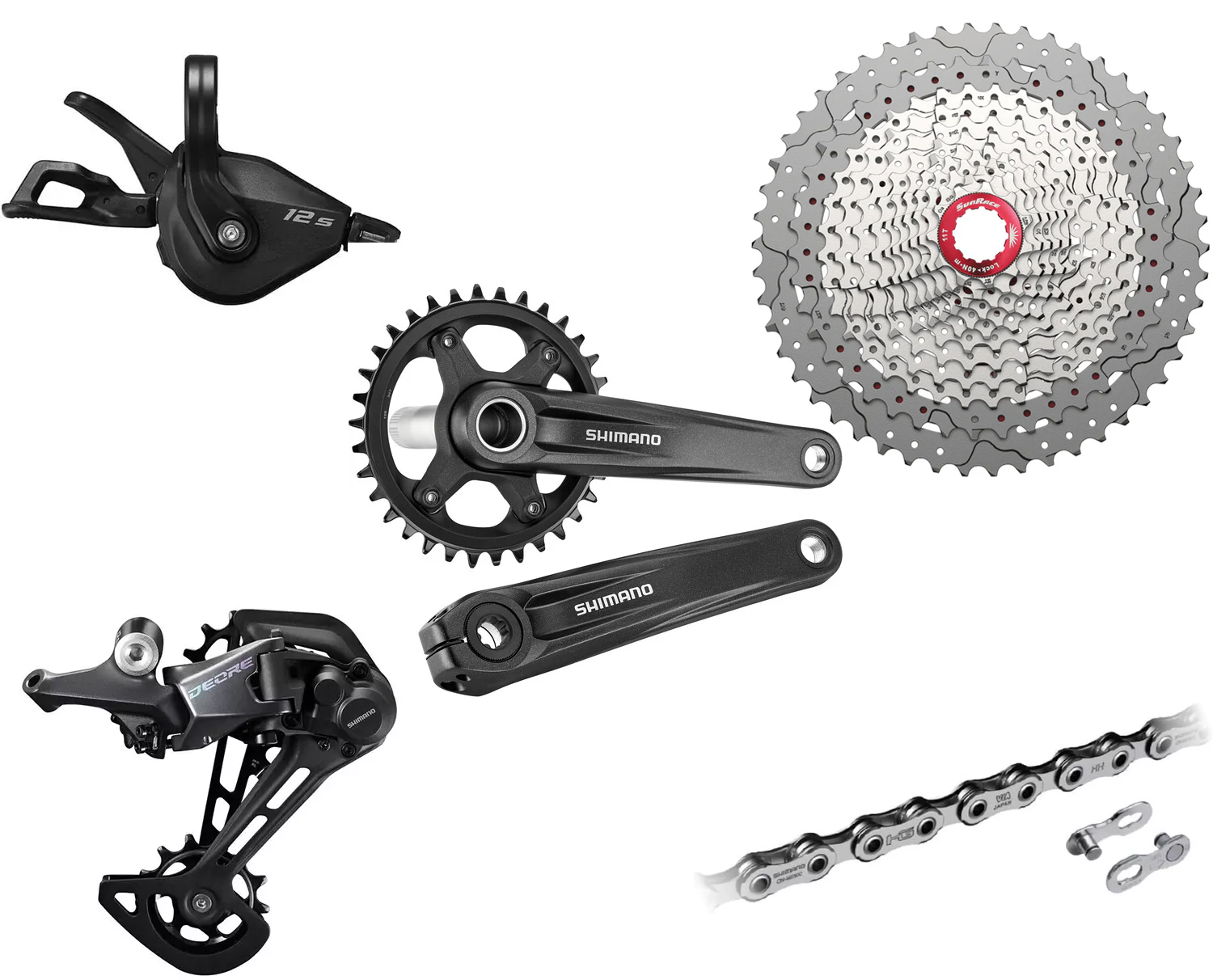 Shimano M6100 1 x 12 Boost Groupset | Sport & Leisure