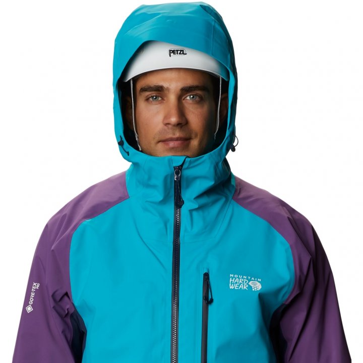 Mountain Hardwear Exposure 2 Gore-tex Pro Lite Jacket - Traverse - Large - Sportandleisure.com