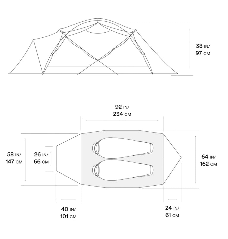 Mountain Hardwear Unisex Trango 2 Tent - Alpine Red - Sportandleisure.com