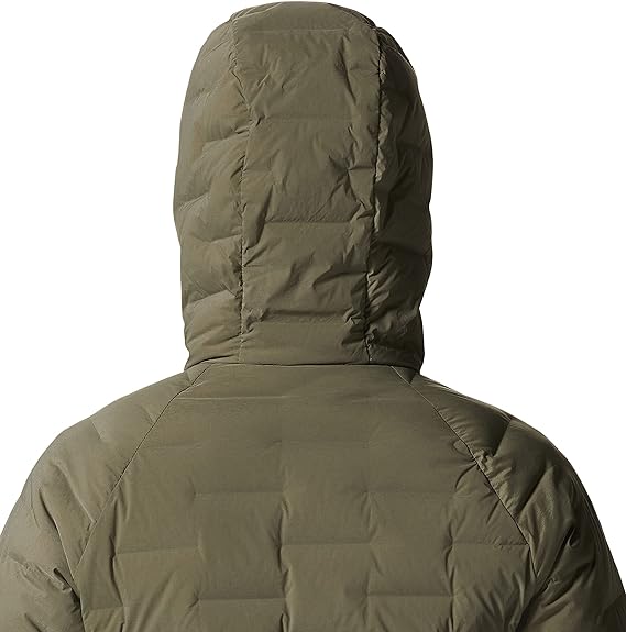 Mountain Hardwear Stretchdown™ 700 Fill Power Down Hooded Jacket green factory large