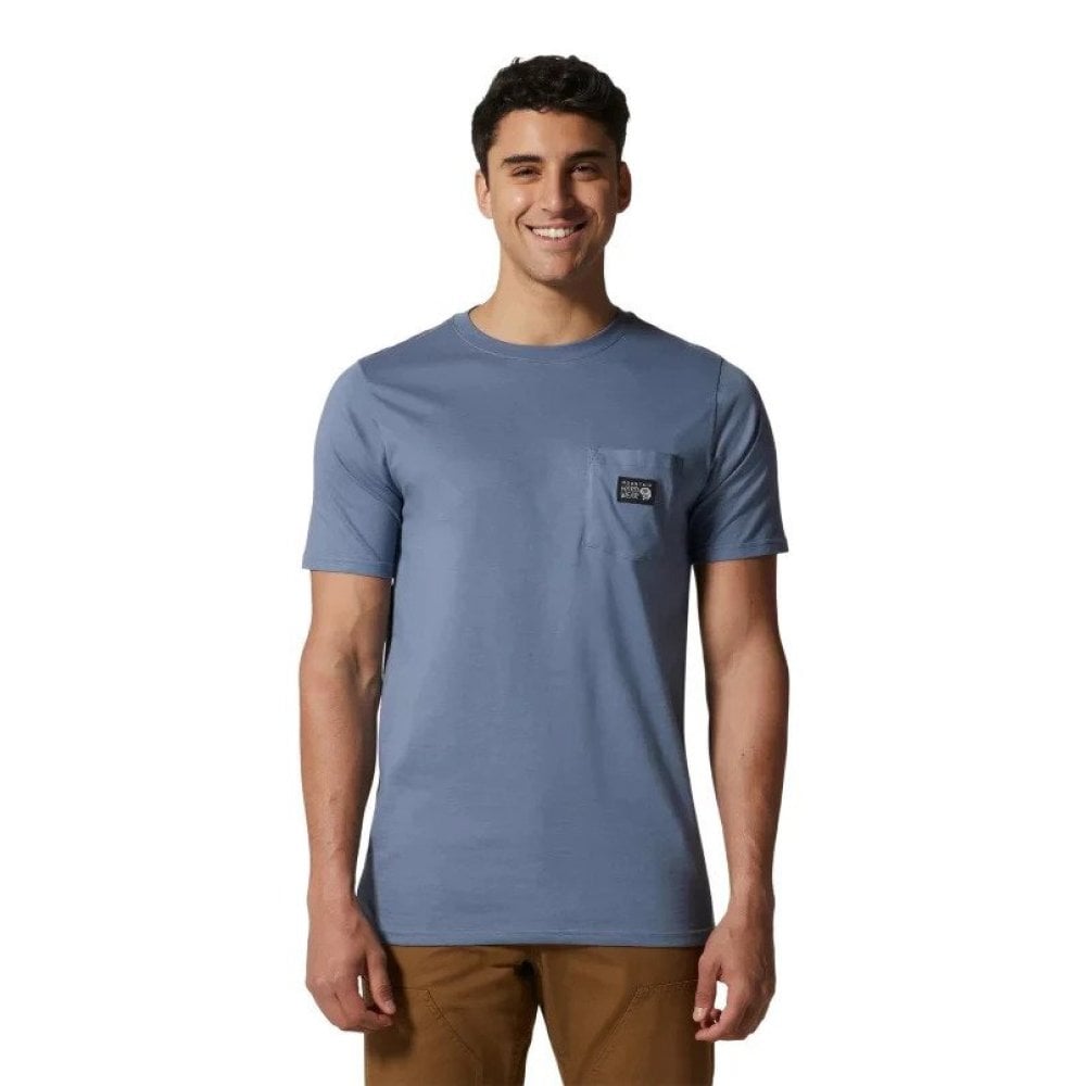 Mountain Hardwear Men's MHW Logo Label Short Sleeve Pocket T-shirt - Sportandleisure.com
