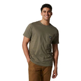 Mountain Hardwear Men's MHW Logo Label Short Sleeve Pocket T-shirt - Sportandleisure.com