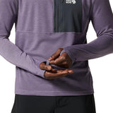 Mountain Hardwear Men's Rogue Pursuit 1/4 Zip Pullover - Allium - Sportandleisure.com