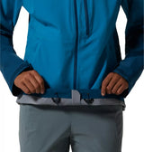 Mountain Hardwear Stretch Ozonic Jacket - Female - Vinson Blue - Medium - Sportandleisure.com