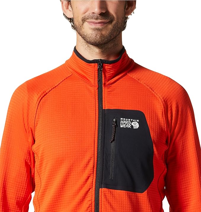 Mountain Hardwear Polartec Power Grid Half Zip Jacket - Men - Sportandleisure.com