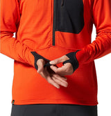 Mountain Hardwear Polartec Power Grid Half Zip Jacket - Men - Sportandleisure.com