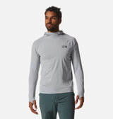 Mountain Hardwear Men's Crater Lake Long Sleeve Hoody - Glacial - XL - Sportandleisure.com