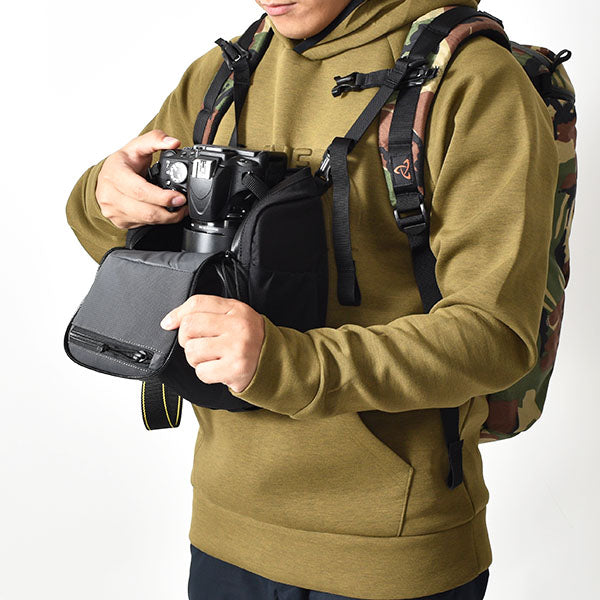 Mystery Ranch DSLR Chest Rig Camera Carry Bag - Black