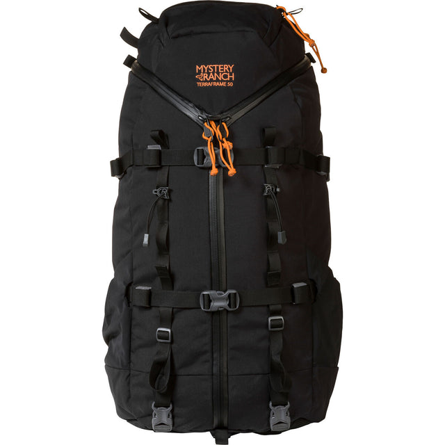 Mystery Ranch Terraframe 3 Zip 50 Backpack - Black - Sportandleisure.com